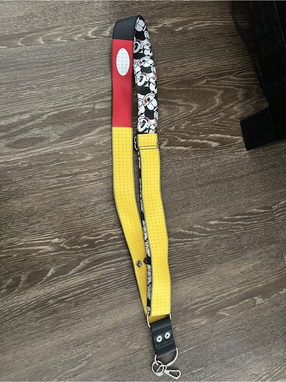 Disney Mickey Mouse Reversible Pin Lanyard and Bag Strap